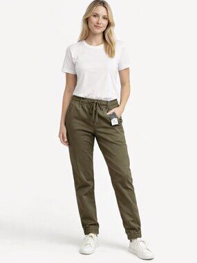 Caliville Army Green Jogger Pants Medium NWT Casual Drawstring